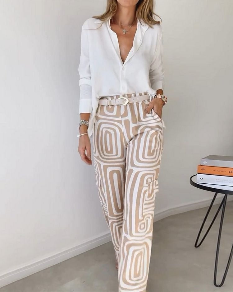 Women's Basic Long Sleeve Two Piece Set