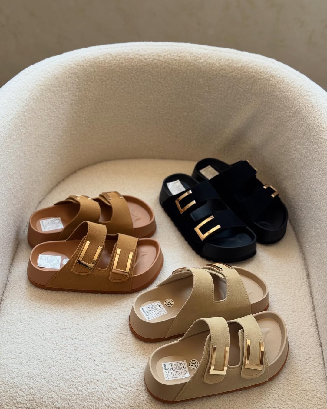 Women's Platform Lace-up Slippers