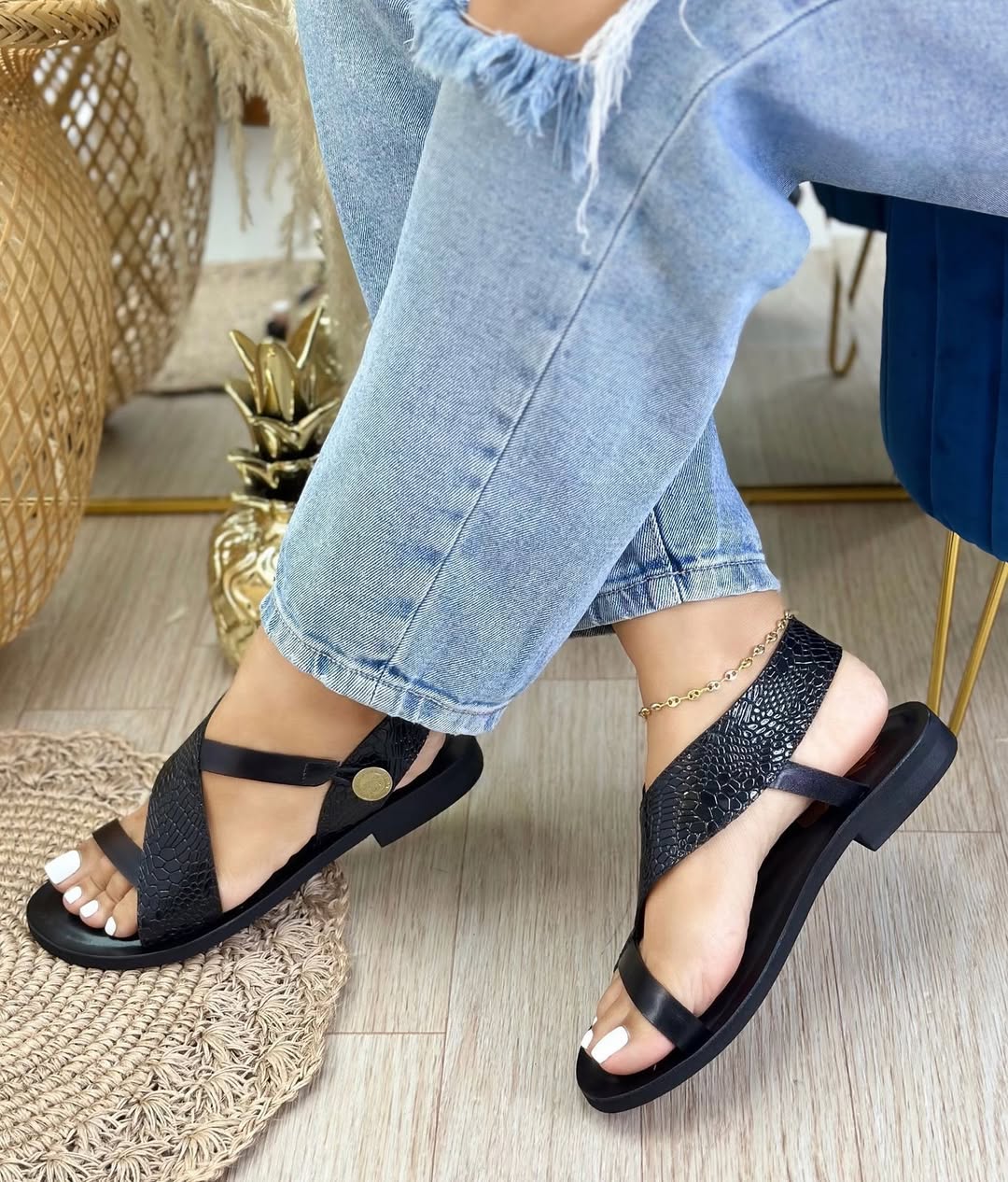 Women'S Solid Color Sandals