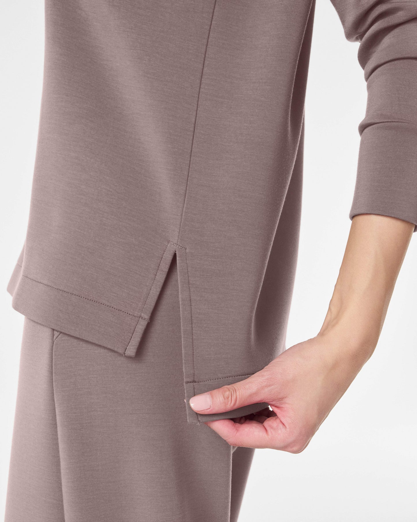 Women's Oversized Half Zip Two-piece Set