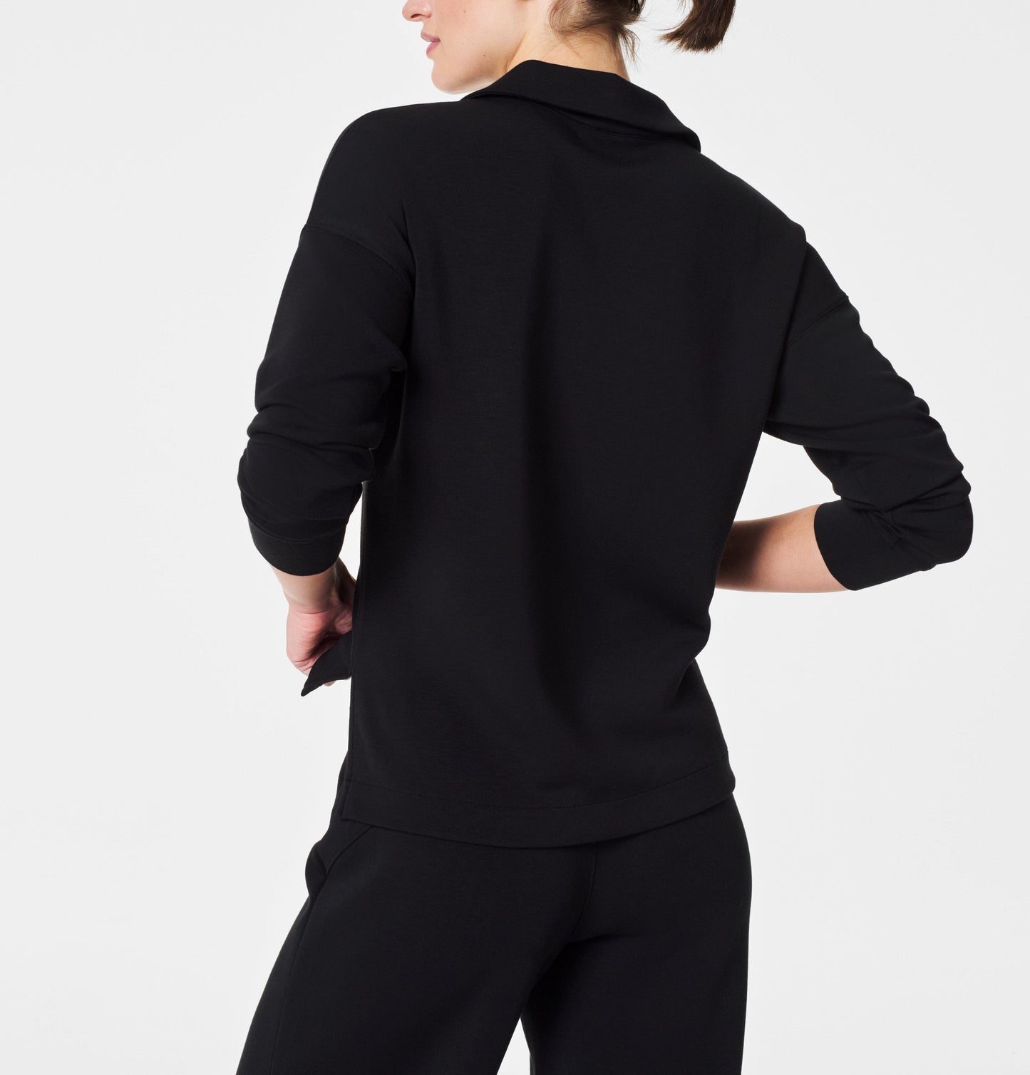 Women's Oversized Half Zip Two-piece Set