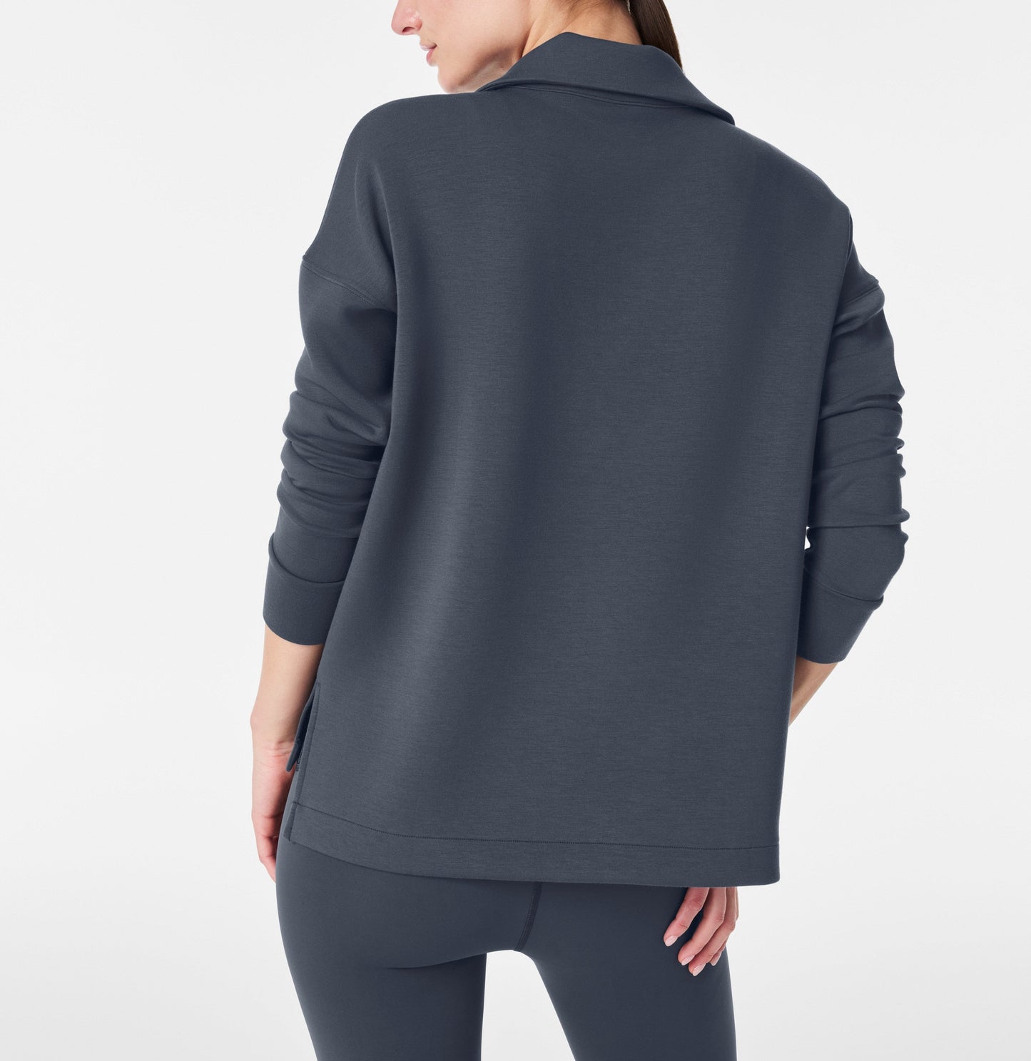 Women's Oversized Half Zip Two-piece Set