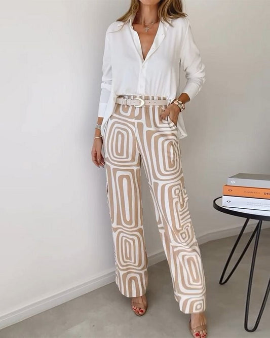 Women's Basic Long Sleeve Two Piece Set