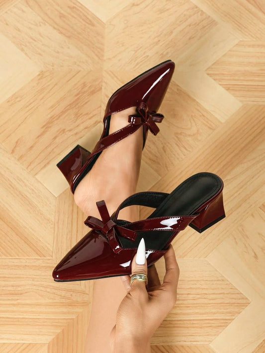 Women's Low Heel Pointed Toe Shoes