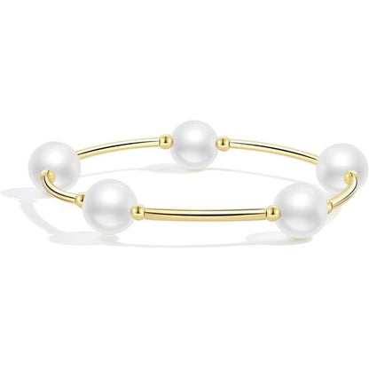 Crystal Pearl Blessing Bracelet