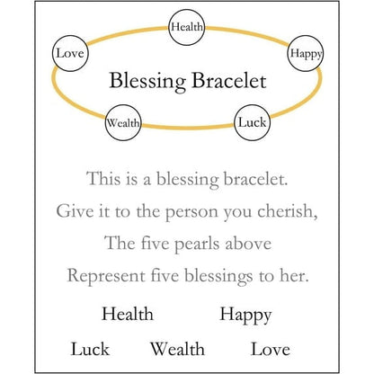 Crystal Pearl Blessing Bracelet