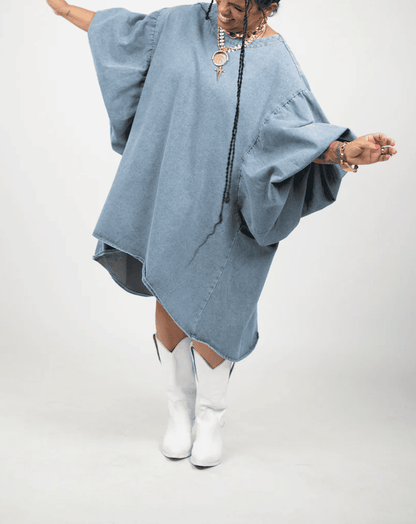 Oversized Smock Blouse