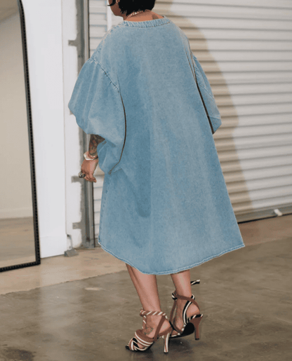 Oversized Smock Blouse