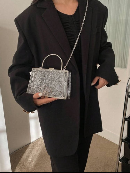 Glitter Crystal Crossbody Bag