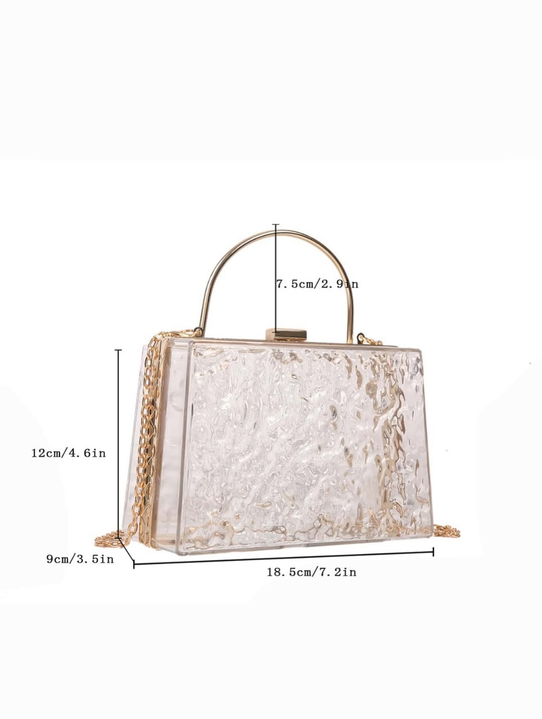 Glitter Crystal Crossbody Bag