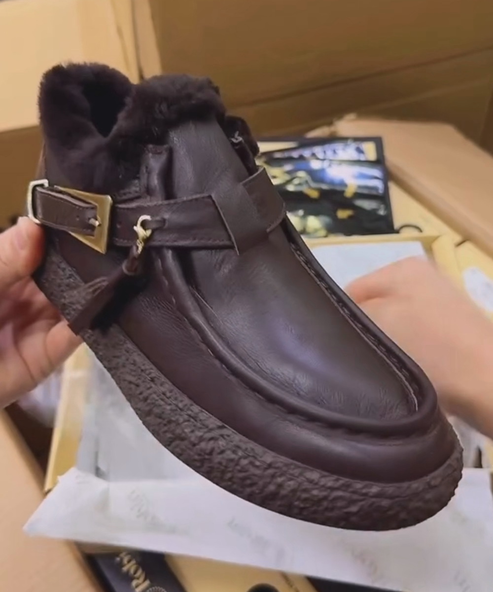 Fleece-Lined Winter Casual Shoes