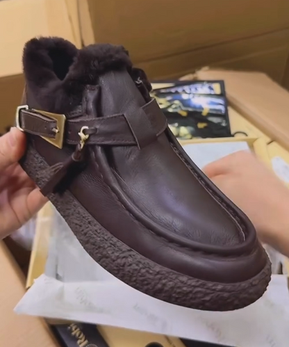 Fleece-Lined Winter Casual Shoes