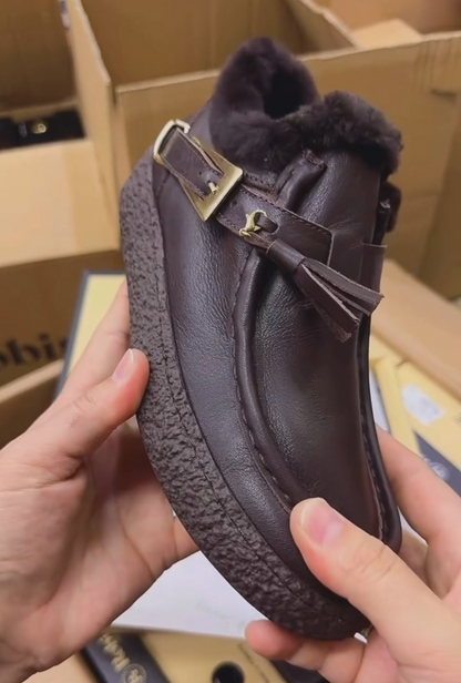 Fleece-Lined Winter Casual Shoes