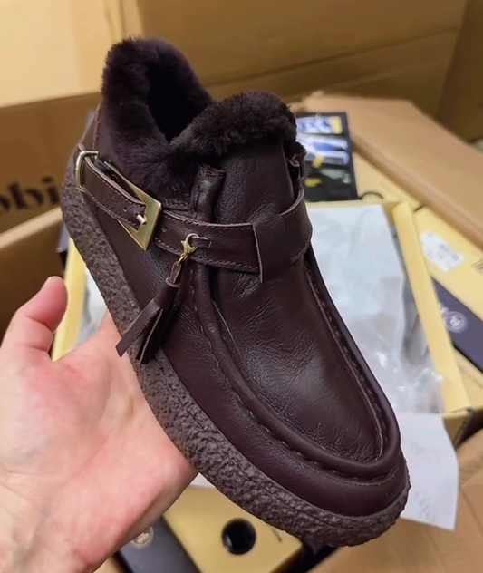 Fleece-Lined Winter Casual Shoes