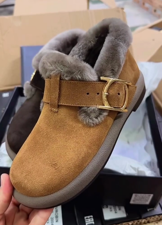 Thermal Birkenstocks With Fleece Lining