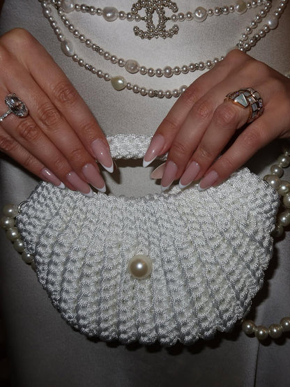 Pearl Woven Handbag