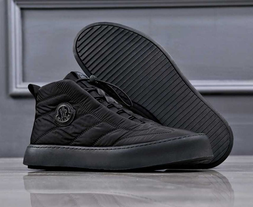 Men's Black High Snow Shoes