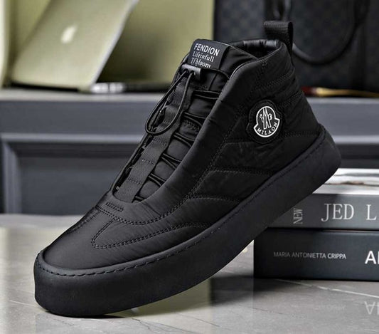 Men's Black High Snow Shoes