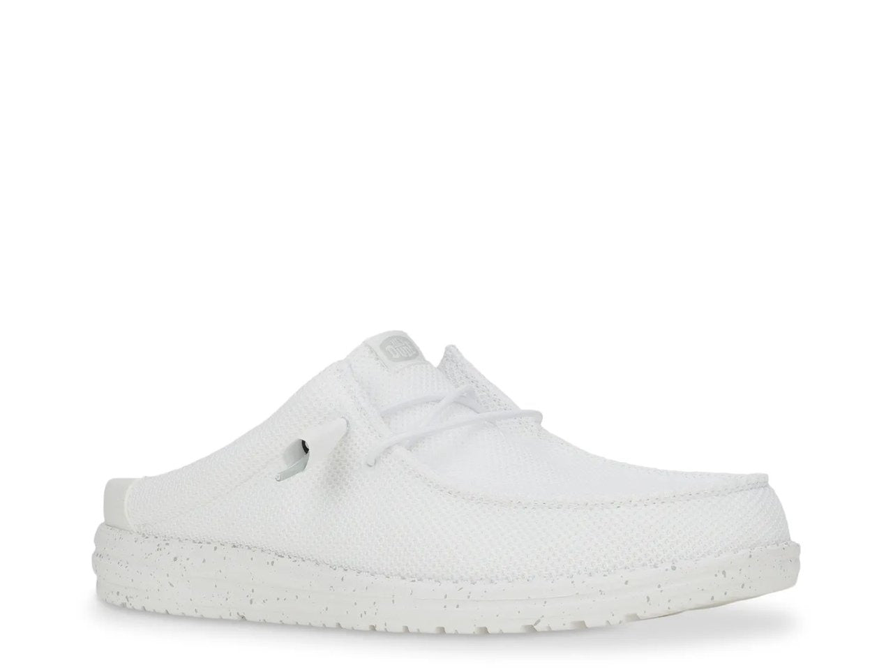 Wally Slip Stretch Sox White loafers
