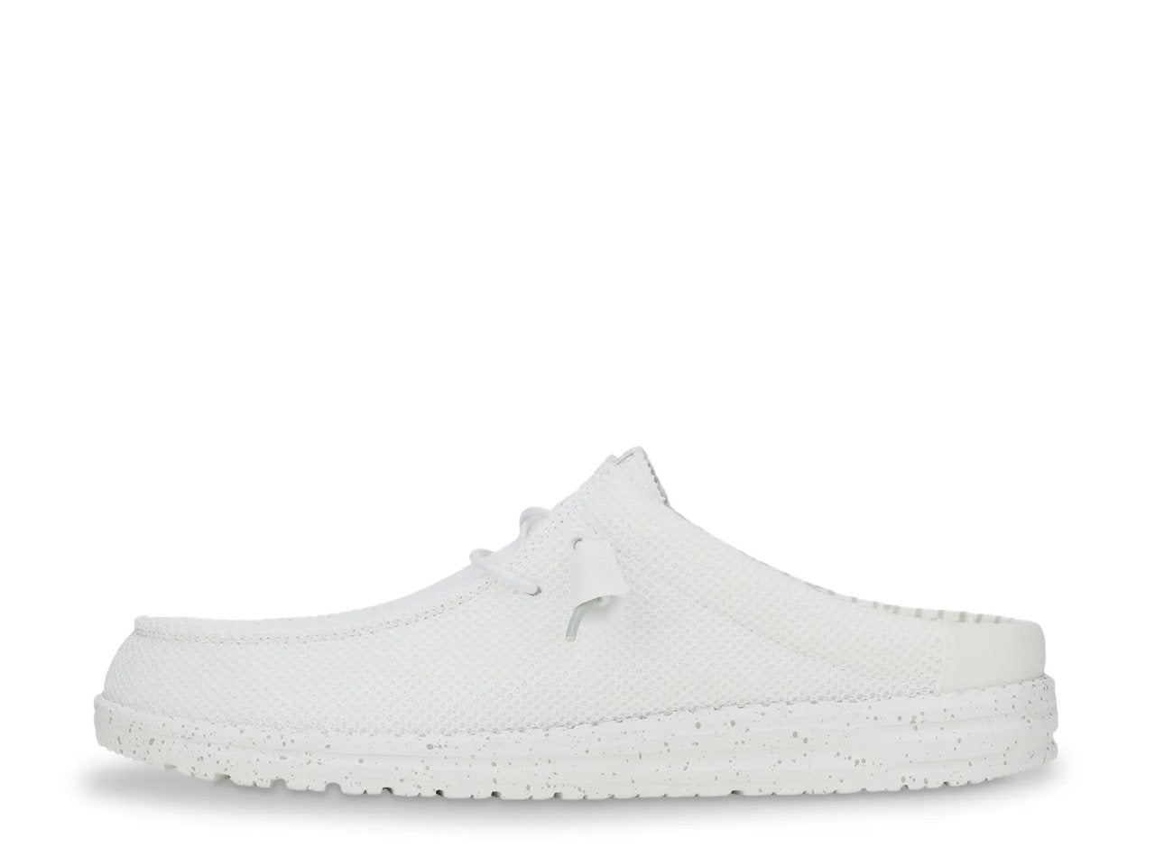 Wally Slip Stretch Sox White loafers