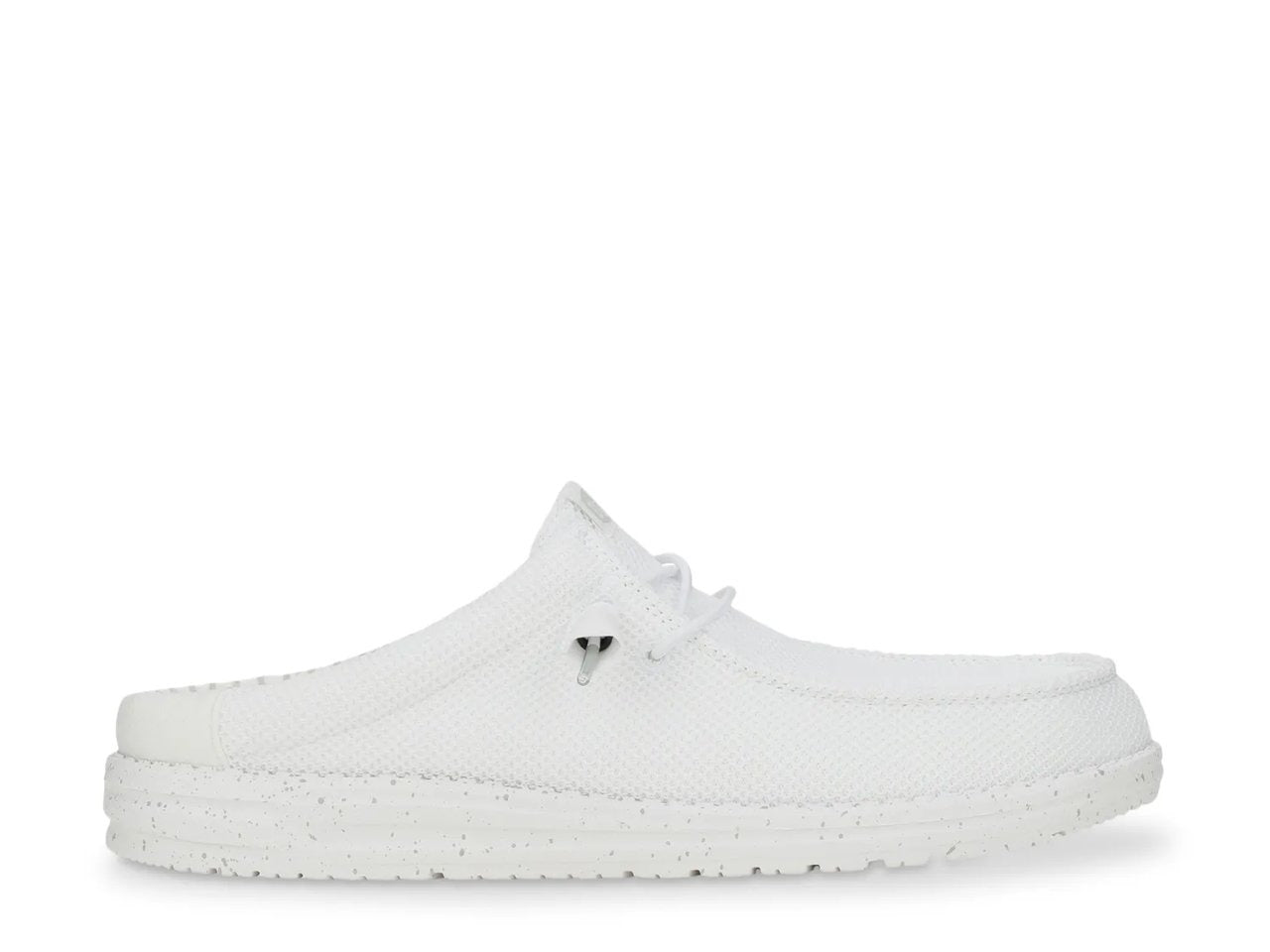 Wally Slip Stretch Sox White loafers