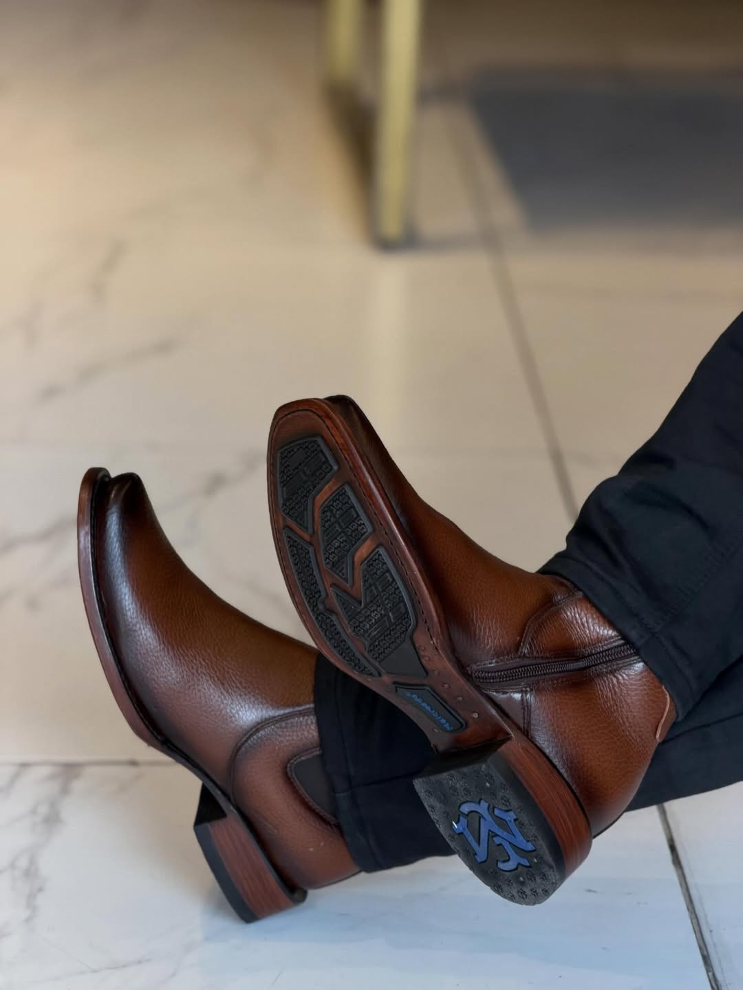 Handmade Buckskin Western Cowboy Boots