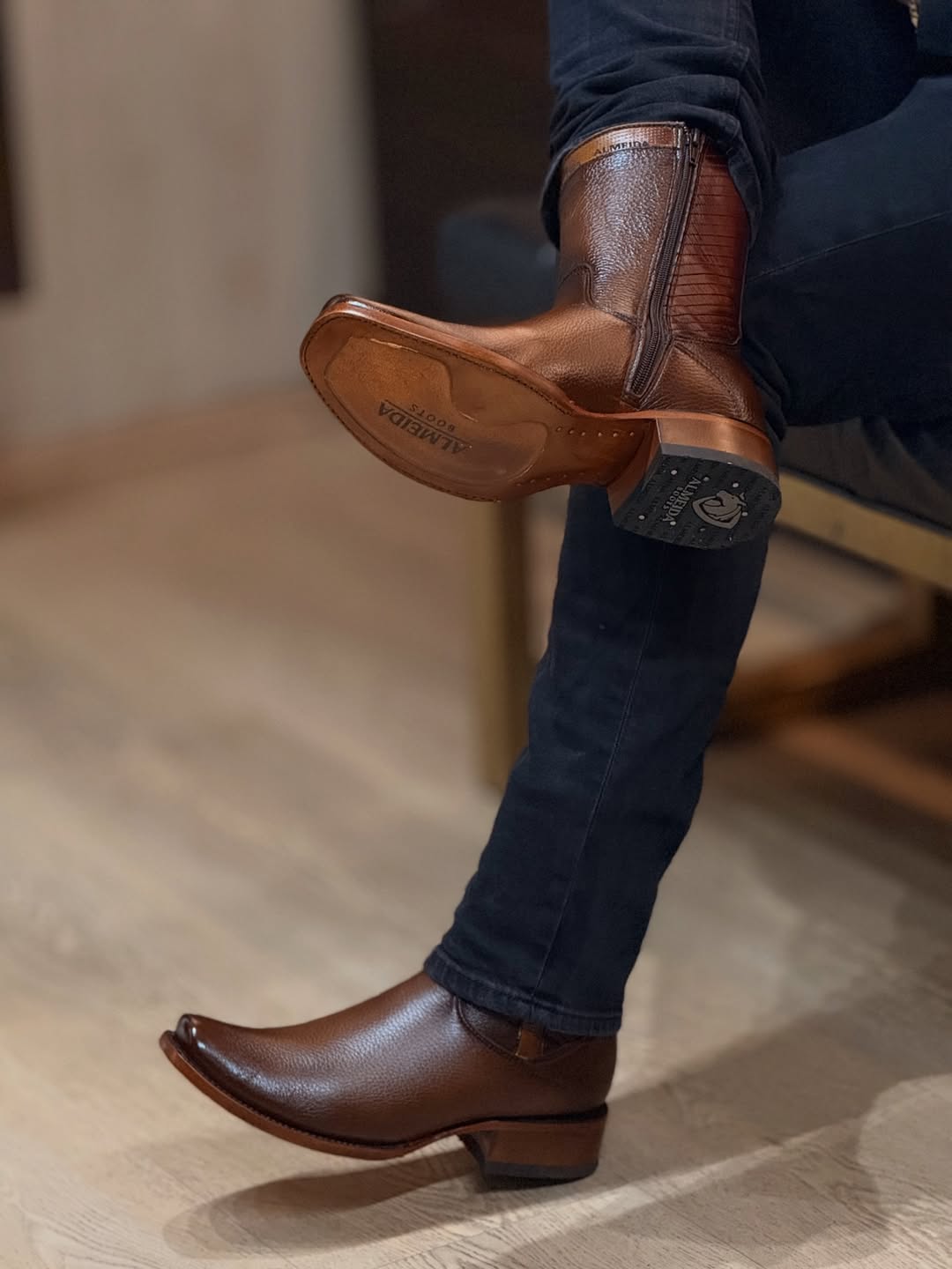 Vintage Cowhide Gala Boots