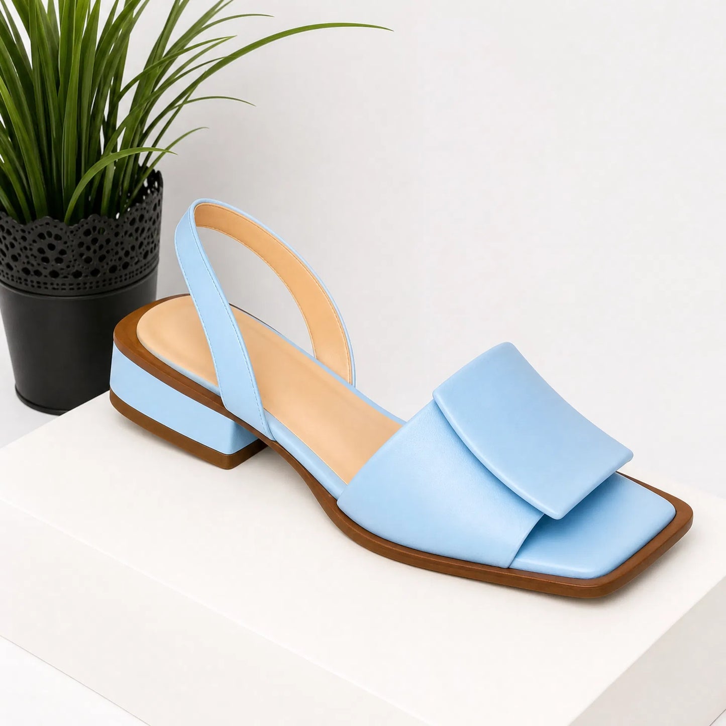 Women's Elegant Short Heel Sandals