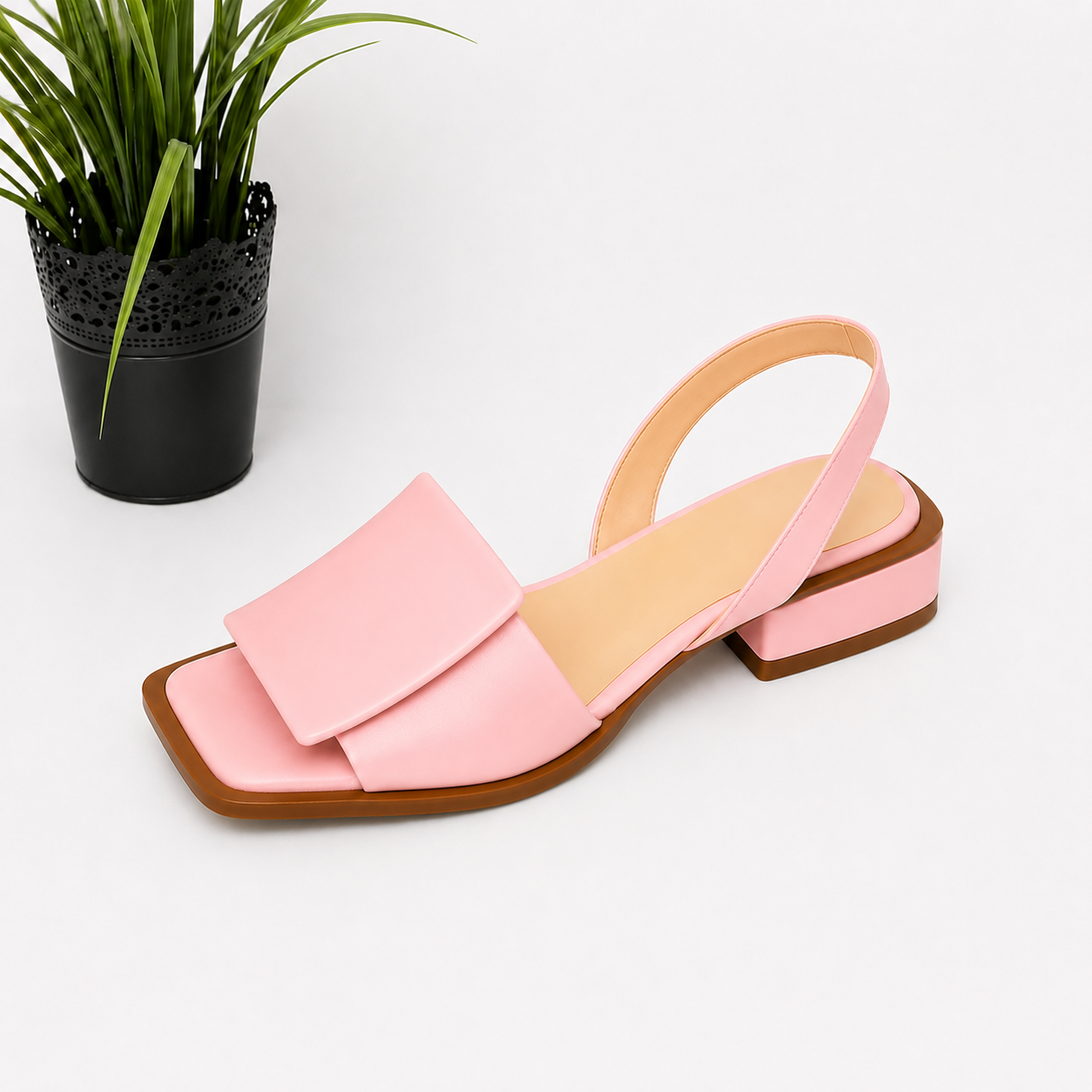 Women's Elegant Short Heel Sandals