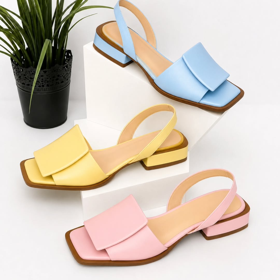 Women's Elegant Short Heel Sandals