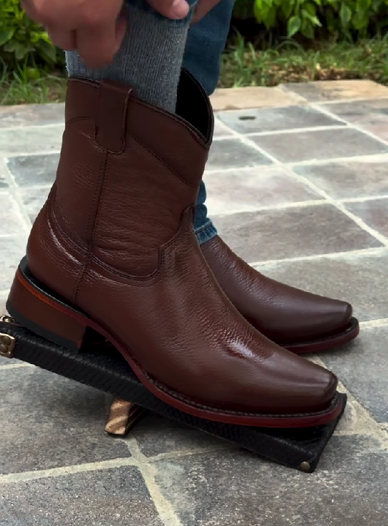 Men's Honey-colored Cowhide Boots