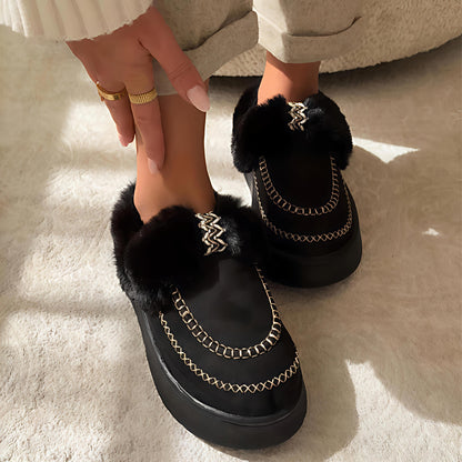 Thick-soled Warm Velvet Snow Boots