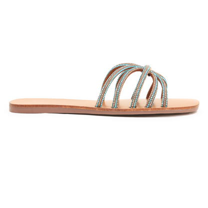 Rhinestone Sparkle Flat Slippers