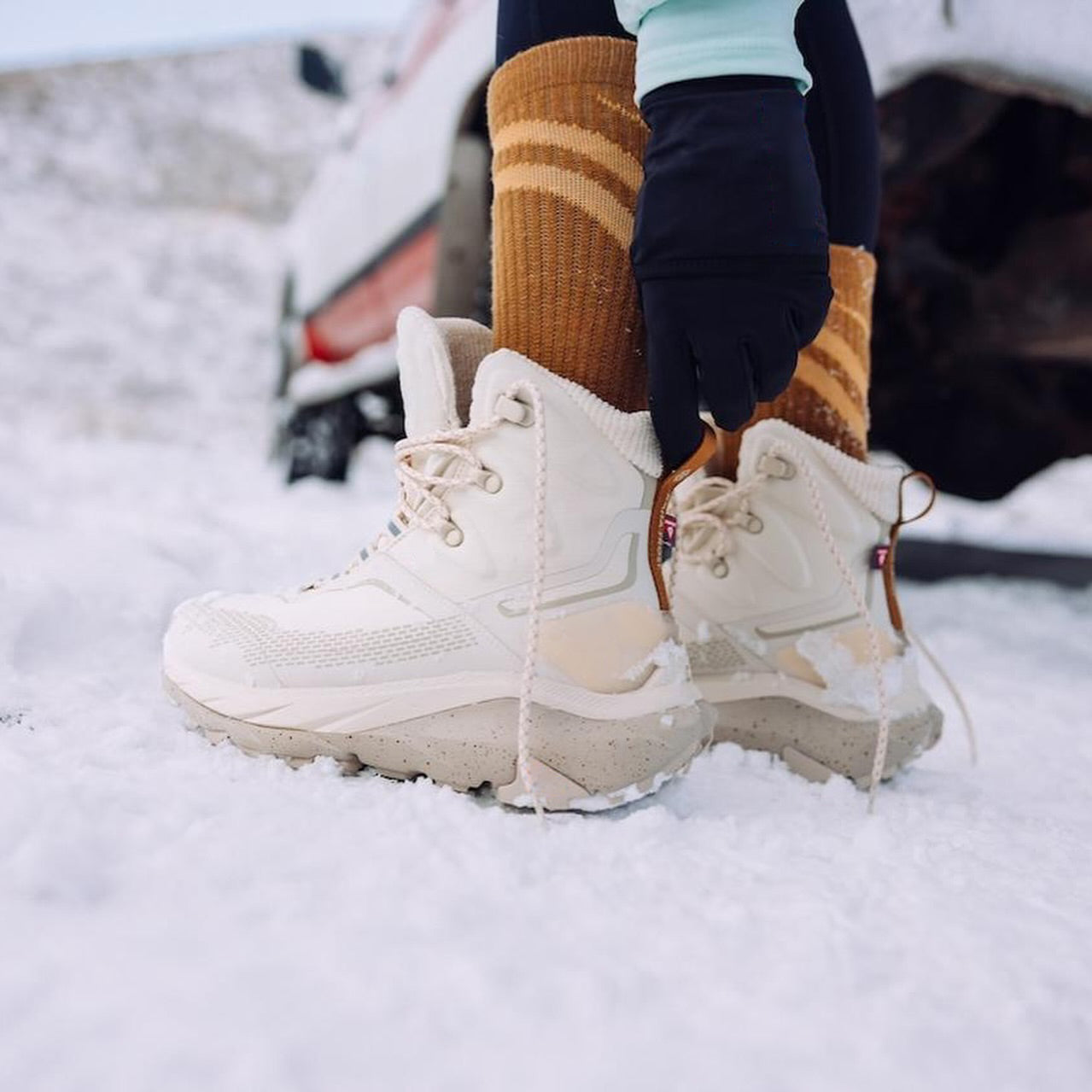 Men’s High-Top Hiking Boots | Warm & Waterproof Outdoor Boots