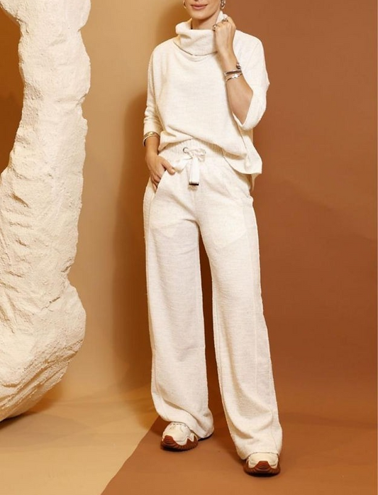 Fashion Elegant Hooded Two-piece Set