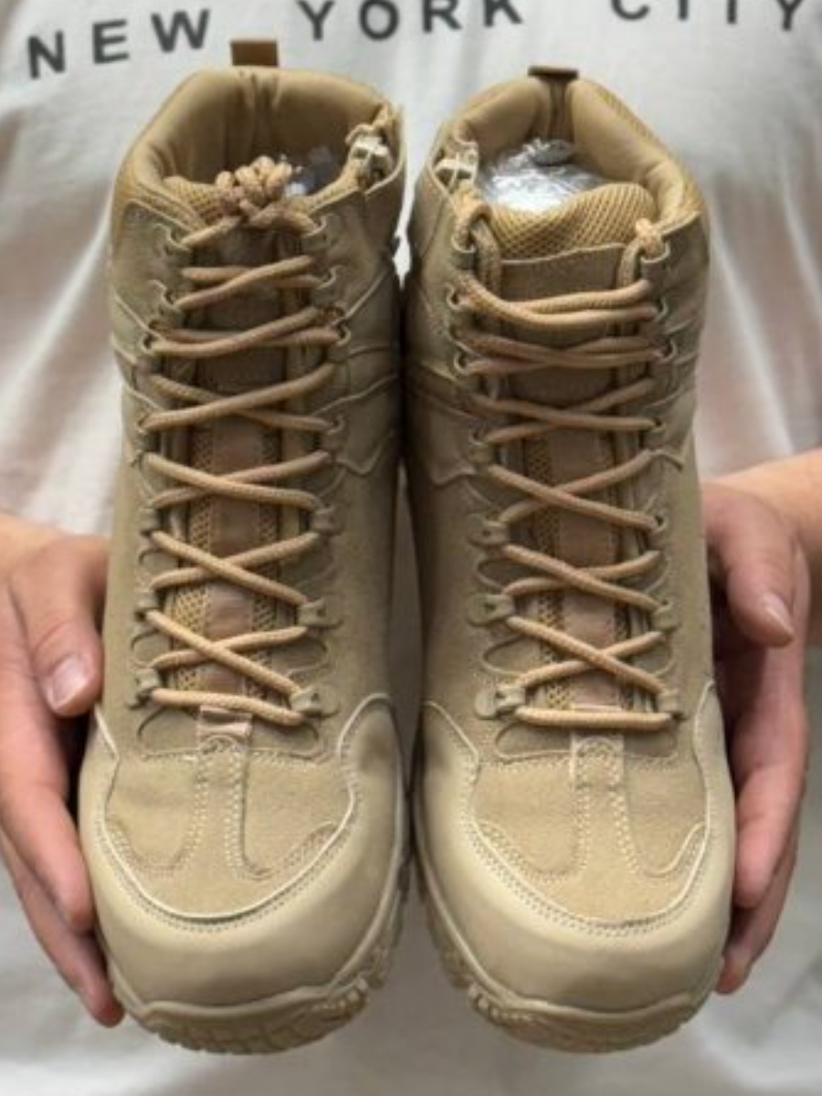 Men's Side-Zip High-Top Work Boots