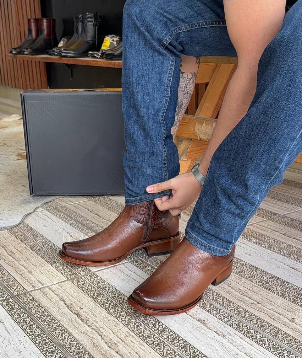 Handmade Cowhide Western Boots