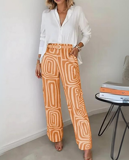 Women's Basic Long Sleeve Two Piece Set