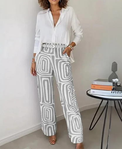 Women's Basic Long Sleeve Two Piece Set