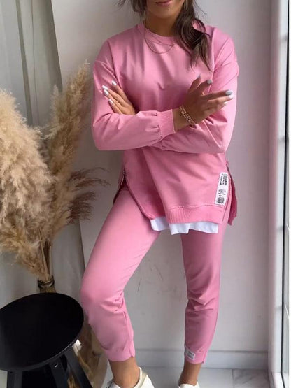 Women's Round Neck Classic Lounge Set