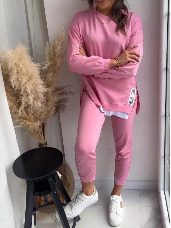 Women's Round Neck Classic Lounge Set