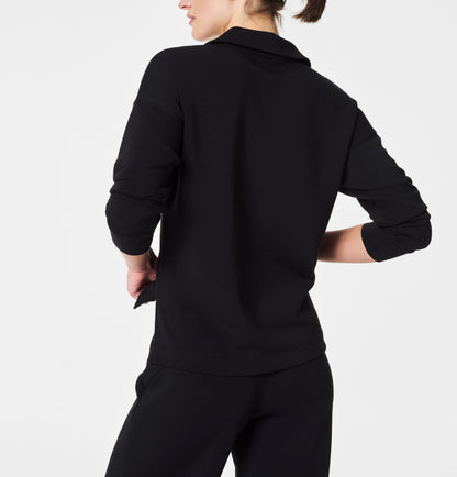 Women's Oversized Half Zip Two-piece Set