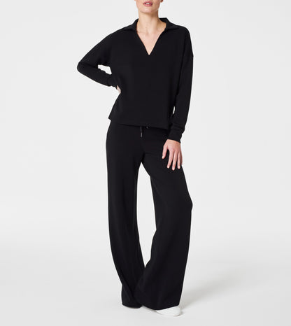 Women's Oversized Half Zip Two-piece Set